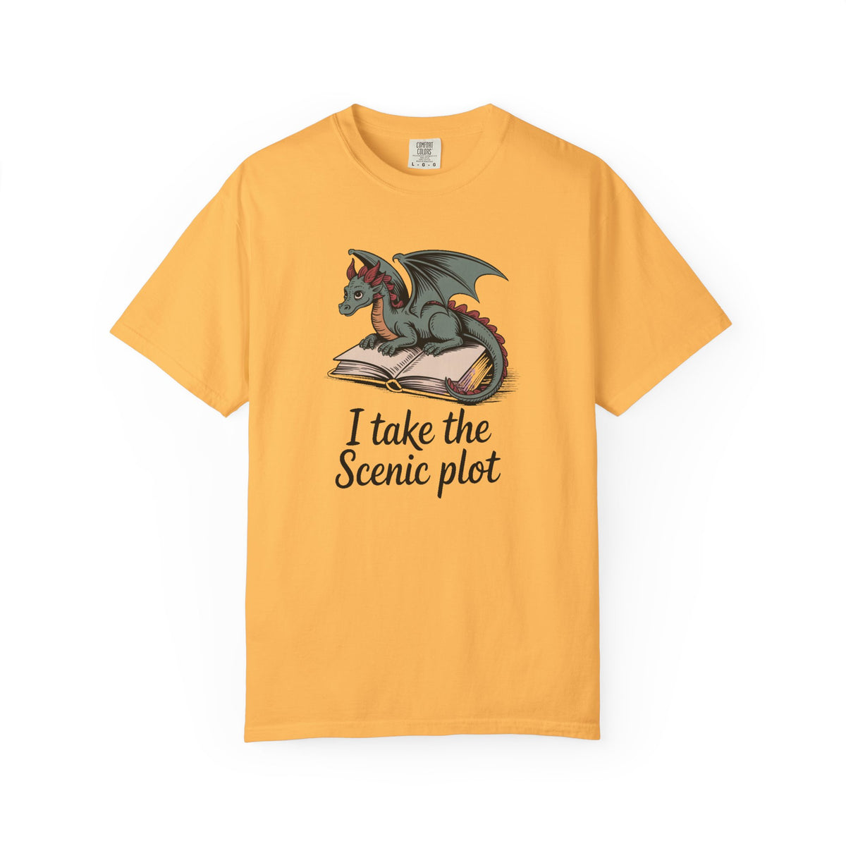 Fantasy Reader Shirt, I Take The Scenic Plot, Dragon Book Lover Gift, Bookworm T-Shirt, Fantasy Book Lover Tee, Reading Hobby Shirt