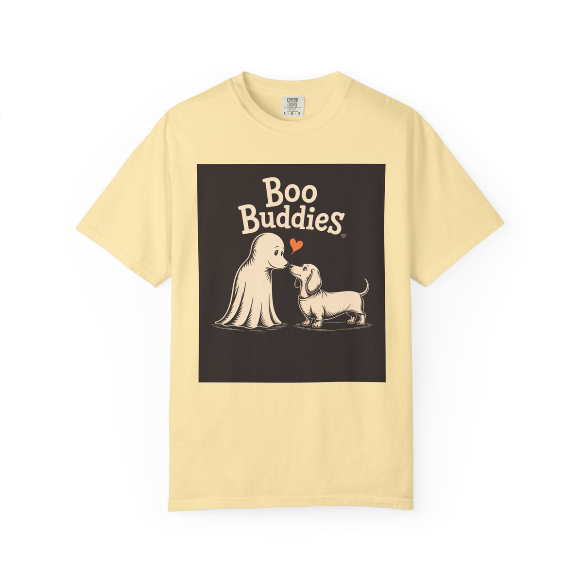 Boo Buddies Halloween Shirt, Ghost And Dachshund T-Shirt, Cute Dog Ghost Halloween Tee, Spooky Season Dog Lover Gift