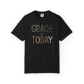Christian Shirt For Women, Grace For Today Tee, Faith Gift For Her, Religious T-Shirt, Inspirational Christian Gift, Floral Cross Shirt