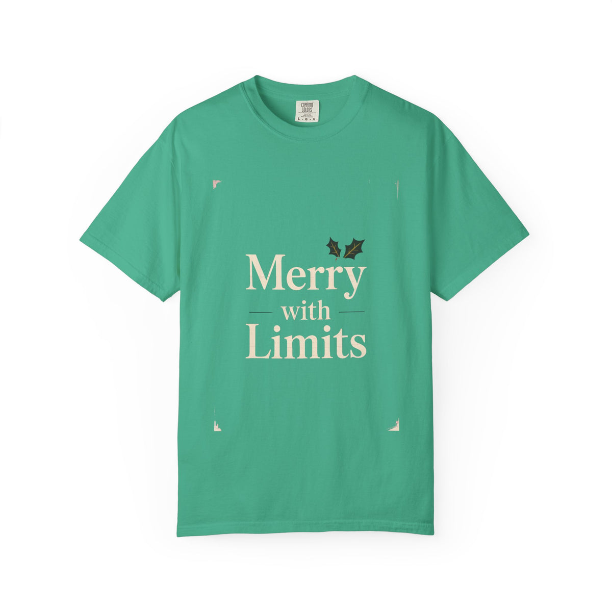 Merry With Limits Shirt, Funny Christmas Shirt For Busy Adults, Sarcastic Holiday Tee, Christmas Gift For Tired Adults, Funny Holiday Shirt…