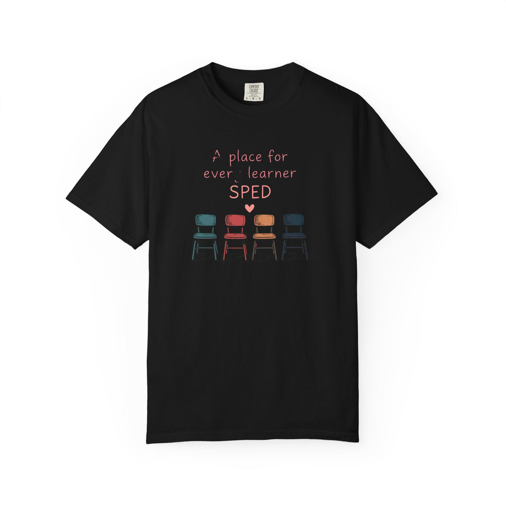 SPED Teacher Shirt, A Place For Every Learner, Back To School Gift, Special Education Classroom Tee, SPED Class Gift, Inclusion Shirt