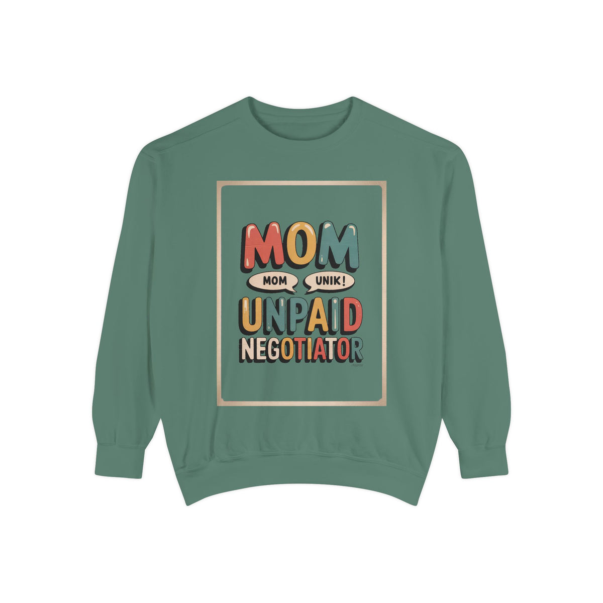 Mom Sweatshirt, Unpaid Negotiator Crewneck, Funny Mom Sarcasm Gift, Retro Mom Life Sweatshirt, Sarcastic Mom Gift, Mother's Day Tee