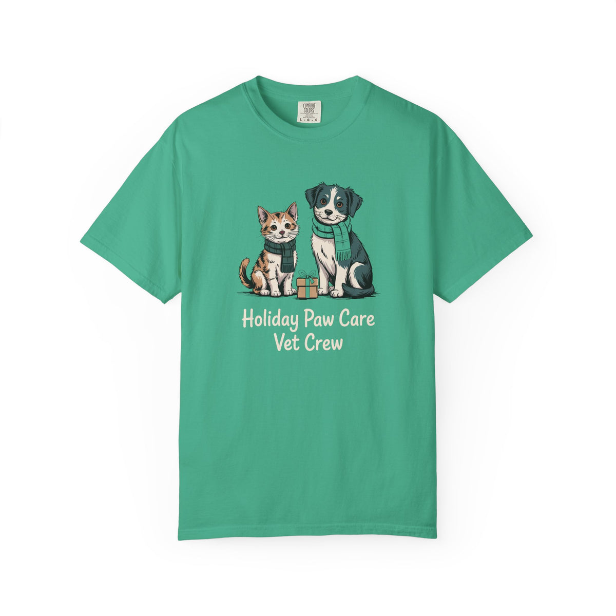 Vet Crew Christmas Shirt, Holiday Paw Care Tee, Veterinary Staff Gift, Vet Tech Christmas Shirt, Funny Vet Crew Shirt, Animal Clinic Holida…