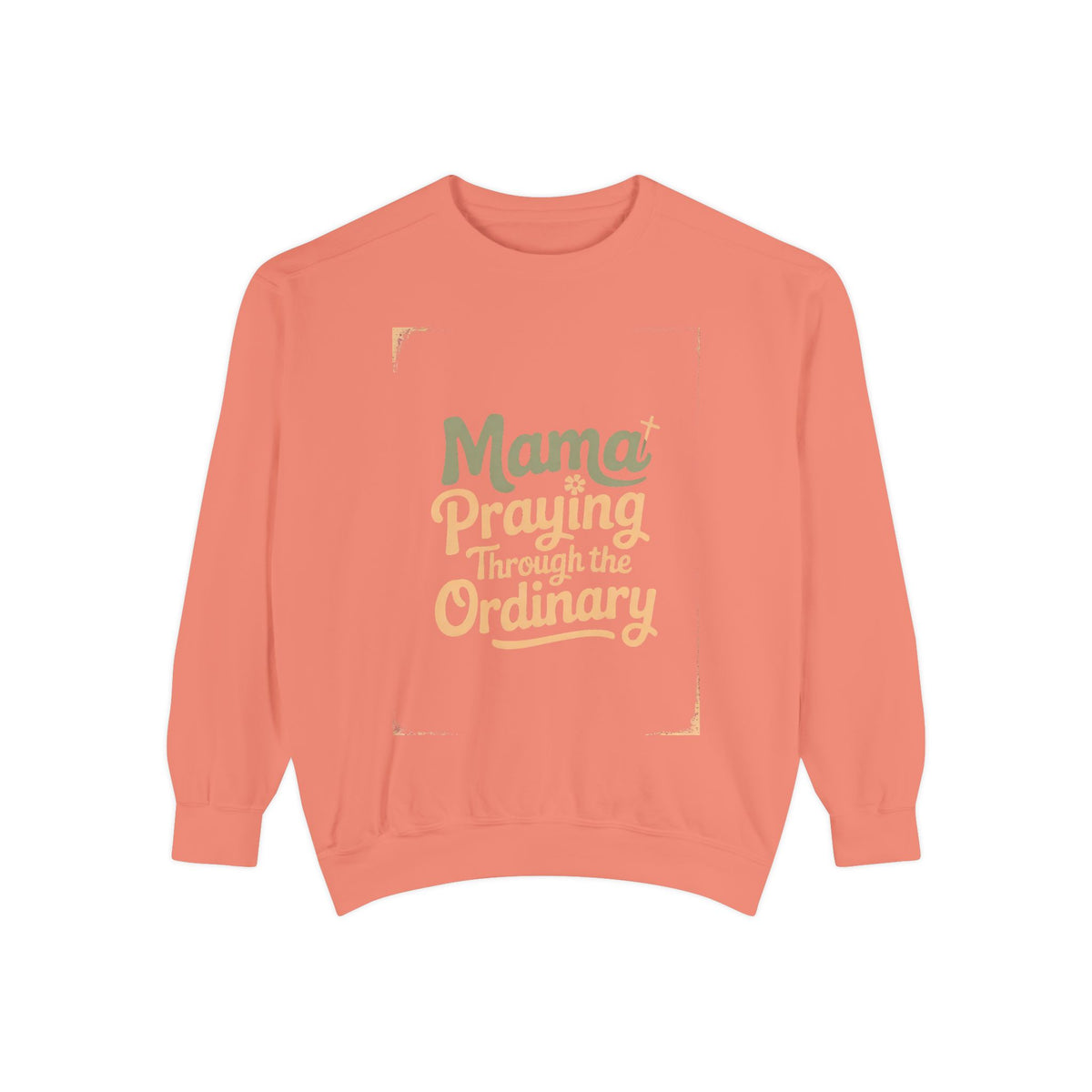 Christian Mom Sweatshirt, Praying Through The Ordinary Crewneck, Faith Based Gift For Mom, Mama Sweatshirt, Religious Mom Gift