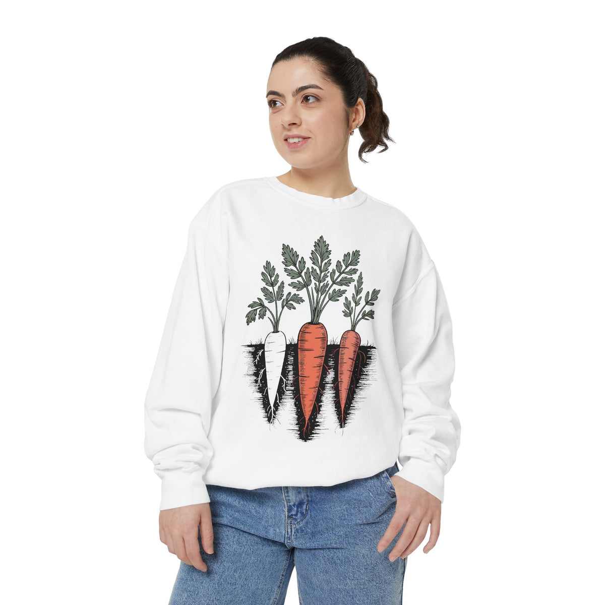 Gardener Easter Sweatshirt, Carrot Patch Club Crewneck, Easter Gift For Gardener, Garden Lover Sweatshirt, Spring Garden Tee, Easter Gift F…