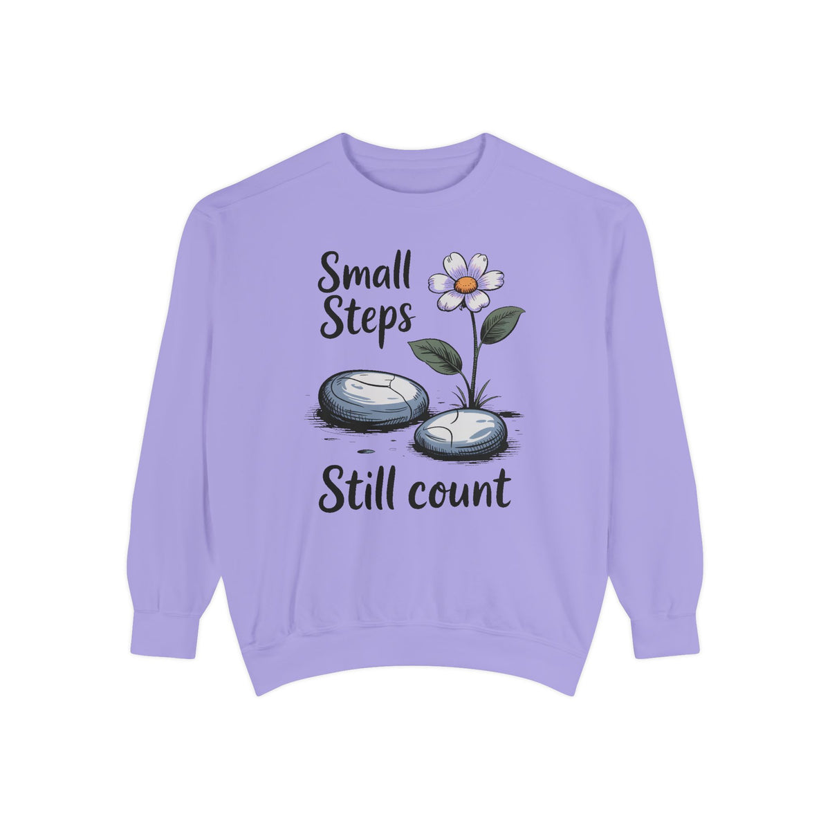Mental Health Awareness Sweatshirt, Small Steps Still Count Crewneck, Encouragement Gift For Anxiety, Therapy Support Sweatshirt, Self Care…