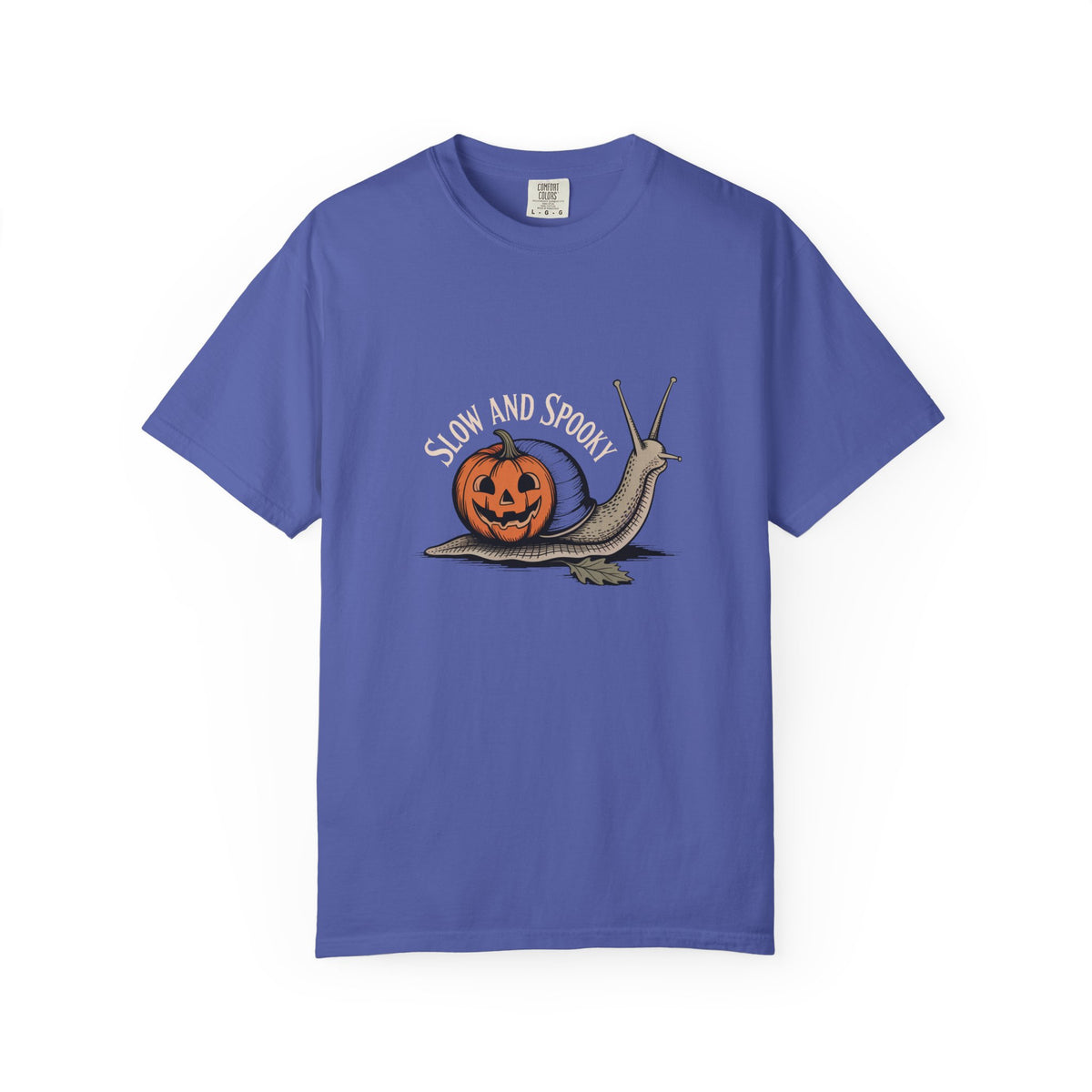 Slow And Spooky Snail Halloween Shirt, Vintage Pumpkin Snail T-Shirt, Cottagecore Halloween Tee, Funny Autumn Nature Gift