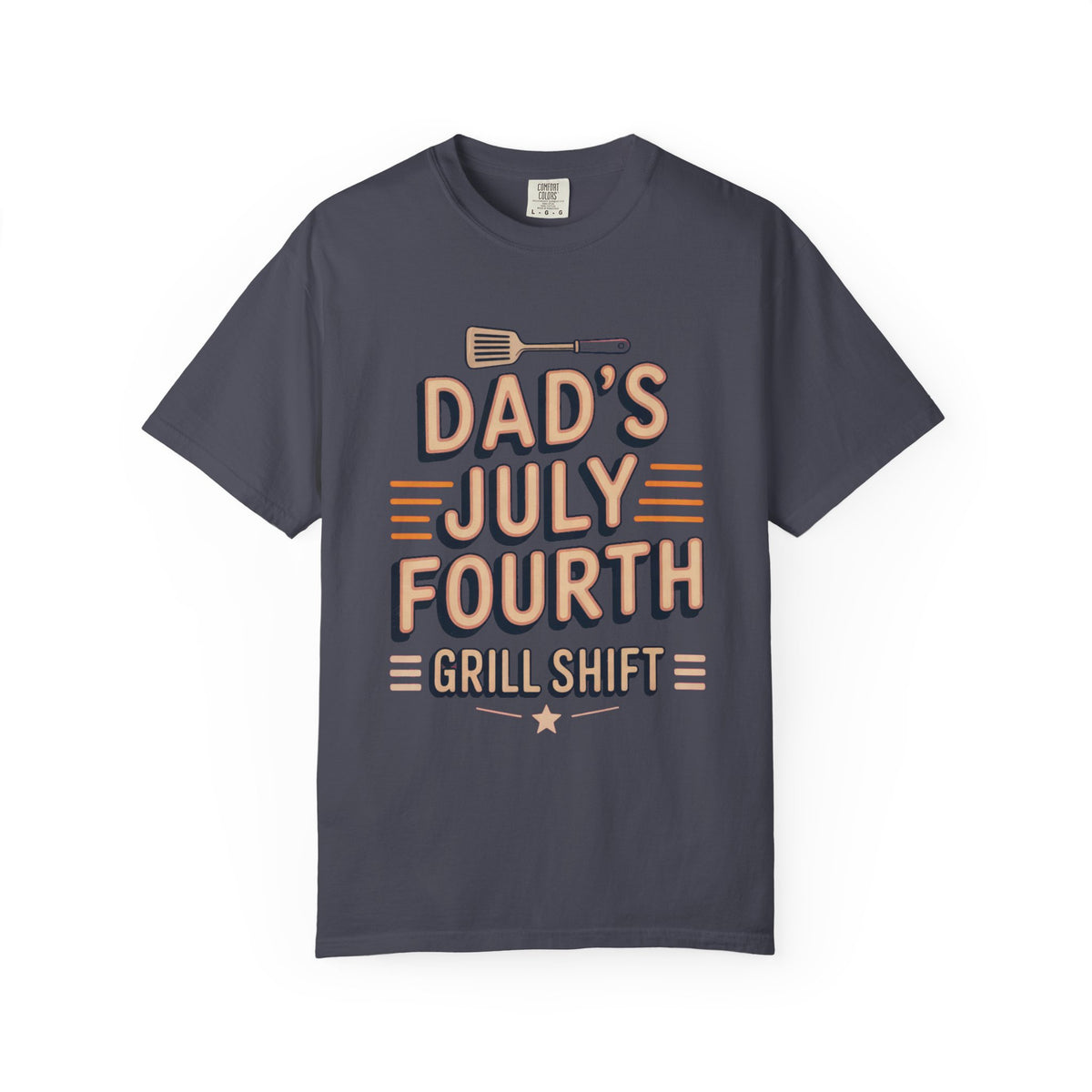 Dad's Fourth of July Shirt, Grill Shift BBQ Dad Tee, Funny Patriotic Grilling Gift For Dad, 4th Of July Dad Shirt, BBQ Dad Gift