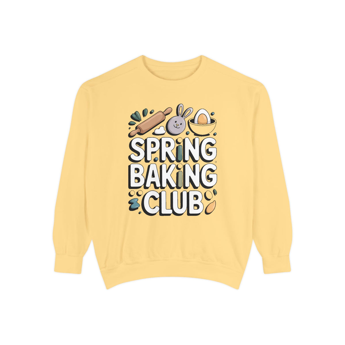 Home Baker Sweatshirt, Easter Gift for Baker, Spring Baking Club Crewneck, Easter Baking Lover Sweatshirt, Cute Easter Gift for Her