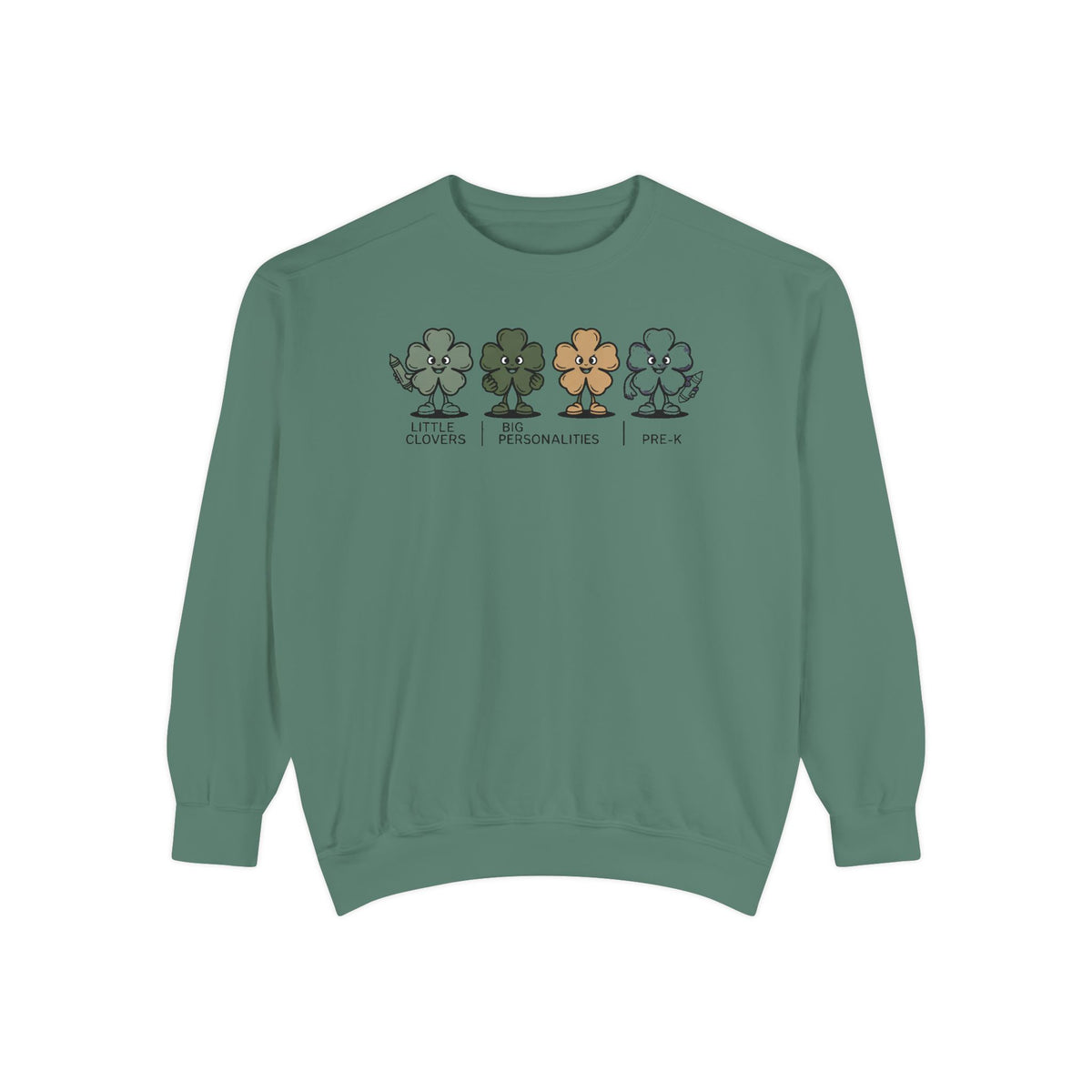 Pre-K Teacher Sweatshirt, St Patrick's Day Gift For Preschool Teacher, Little Clovers Crewneck, Lucky Teacher Shirt, Preschool Teacher Appr…