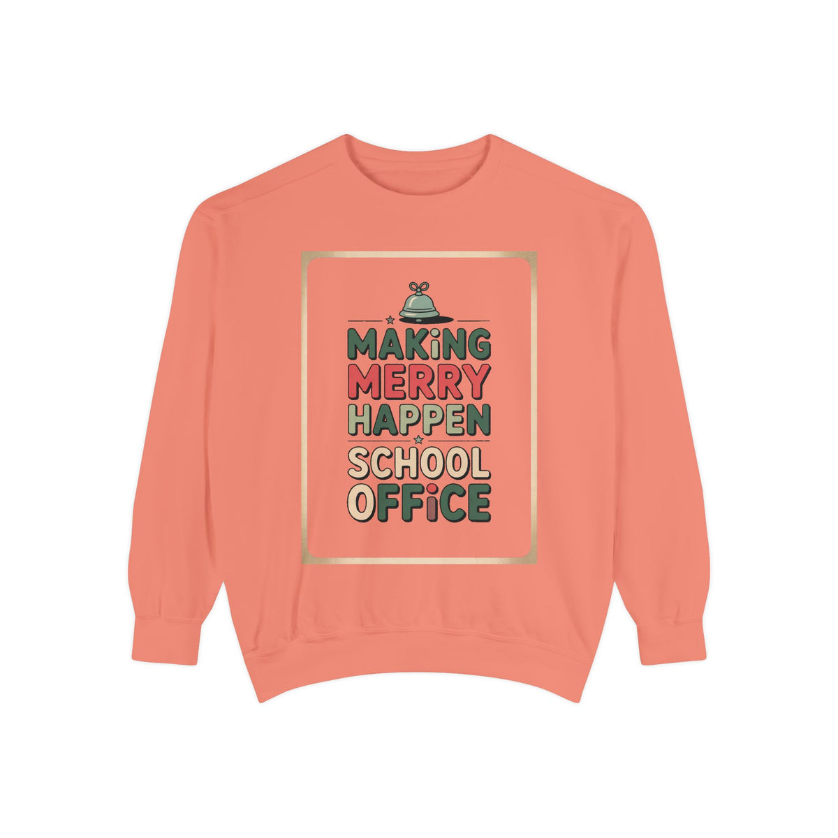 School Office Sweatshirt, Making Merry Happen Christmas Crew, School Office Staff Gift, Christmas Profession Crewneck, Office Team Holiday…