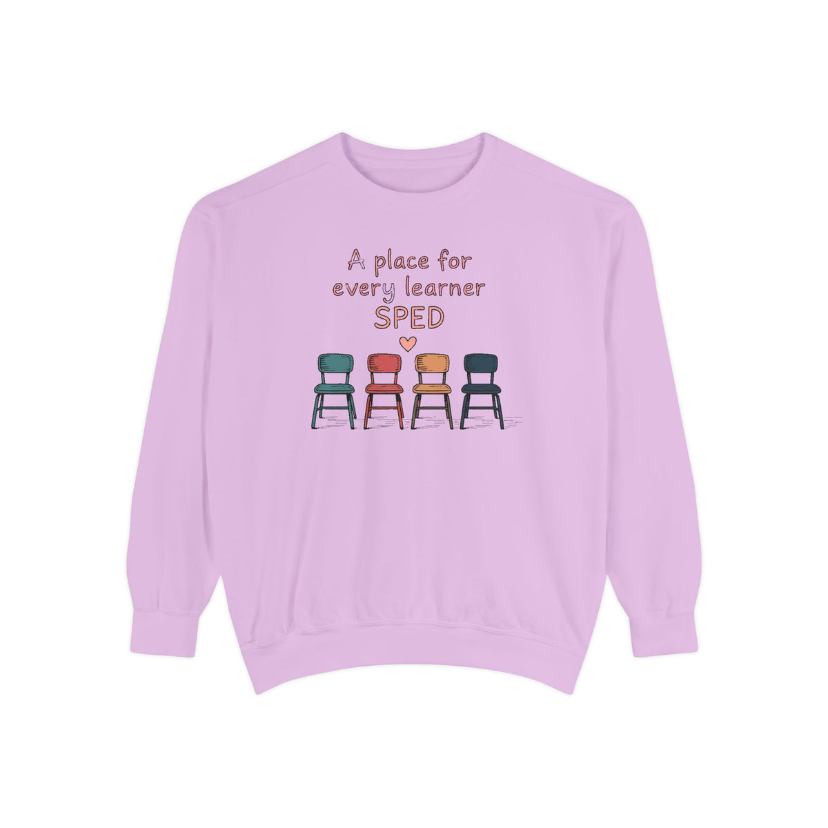 SPED Teacher Sweatshirt, A Place For Every Learner, Back To School Gift For Special Education Teacher, Inclusion Classroom Tee