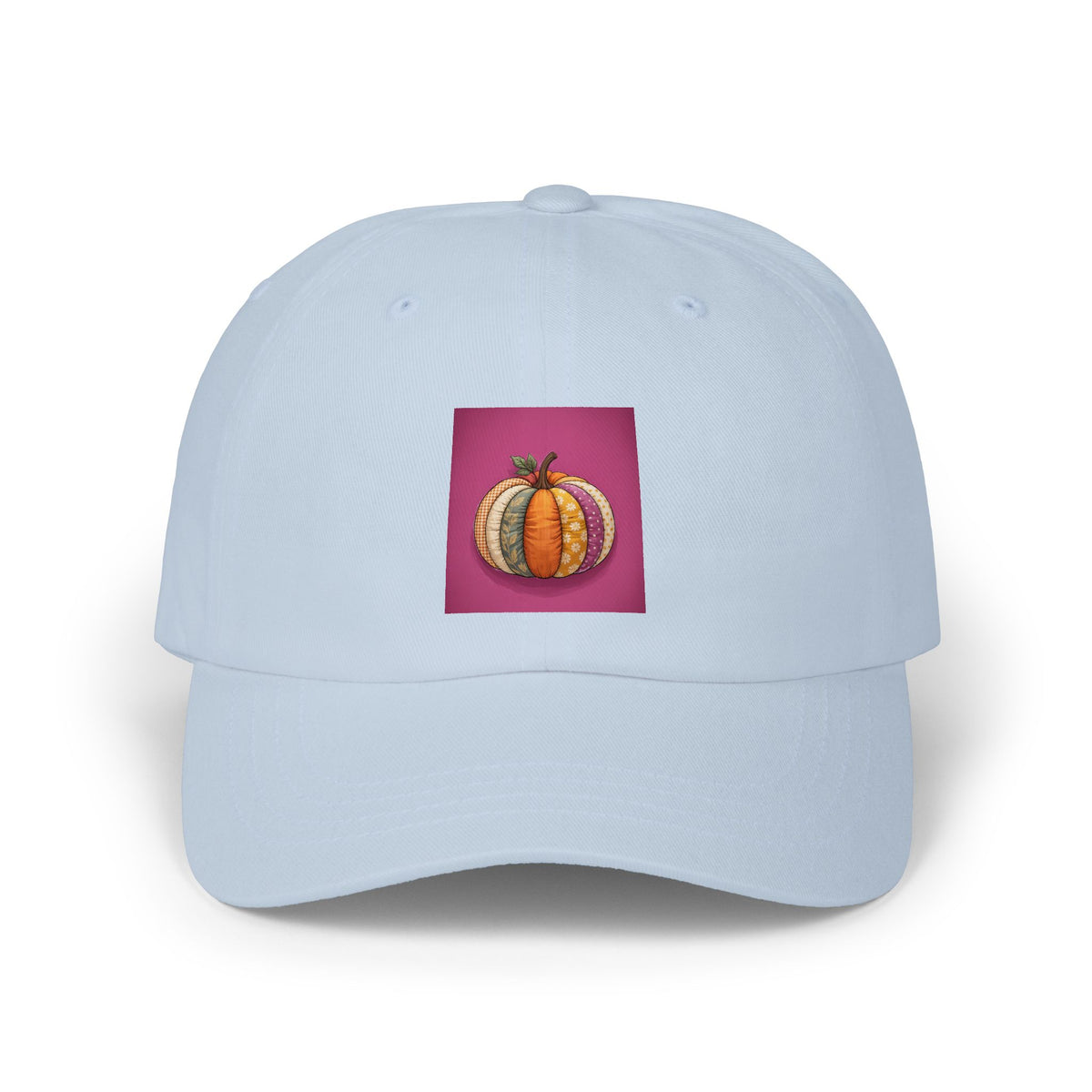 Patchwork Pumpkin Dad Hat, Halloween Cap, Cute Fall Pumpkin Embroidered Style Hat, Autumn Baseball Cap, Halloween Gift for Her