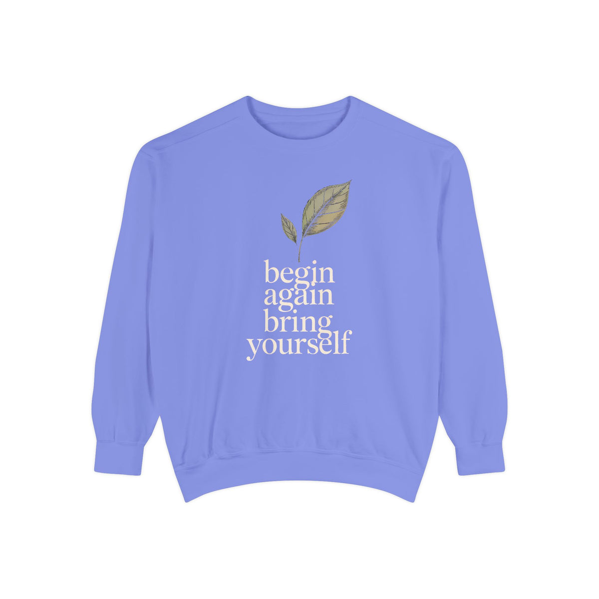 New Job Sweatshirt, Begin Again Crewneck, New Chapter Gift, Faith Based Gift, Positive Message Sweatshirt, Inspirational New Job Gift