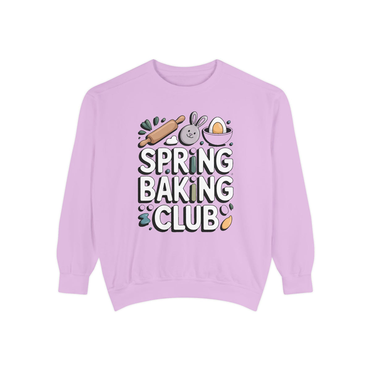 Home Baker Sweatshirt, Easter Gift for Baker, Spring Baking Club Crewneck, Easter Baking Lover Sweatshirt, Cute Easter Gift for Her