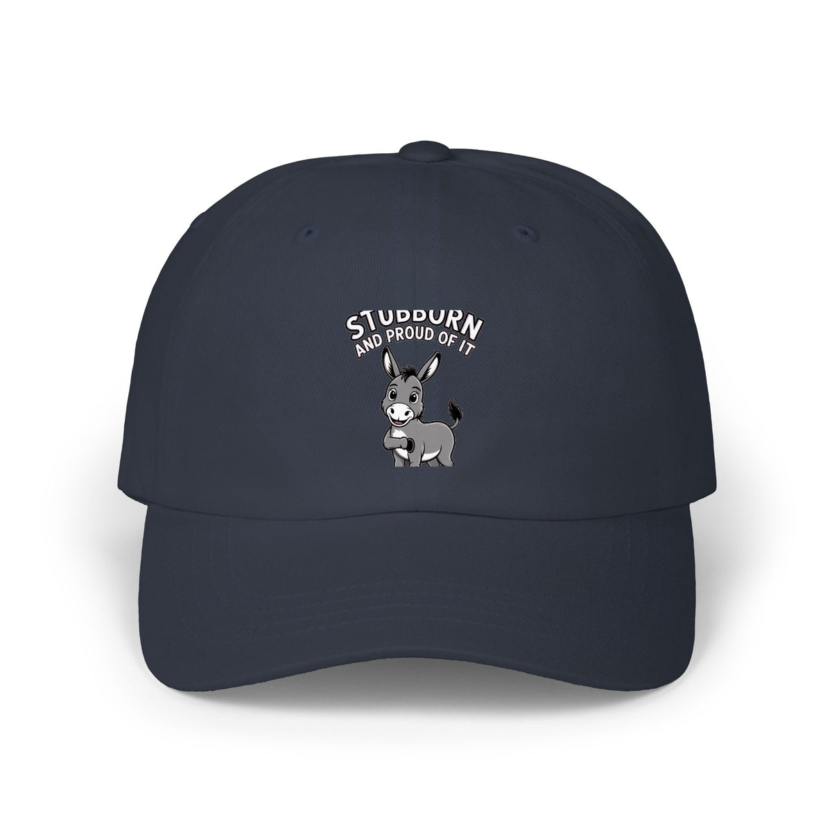 Stubborn Donkey Dad Cap, Funny Donkey Embroidered Hat, Stubborn And Proud Of It Cap, Cute Farm Animal Baseball Cap, Gift For Him