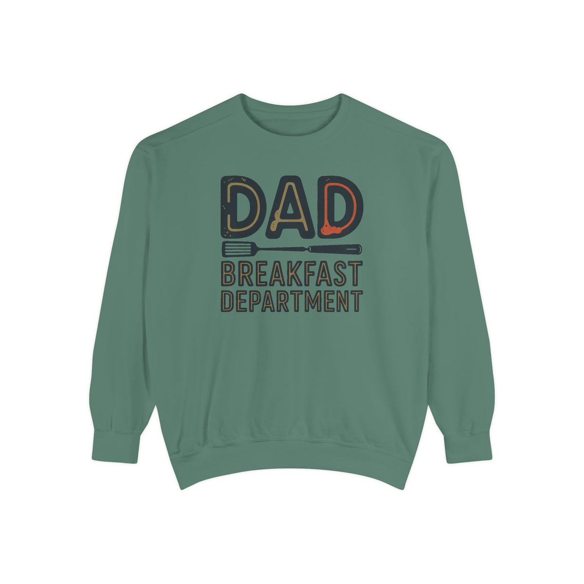 Dad Sweatshirt, Breakfast Department, Father's Day Gift For Dad Who Cooks, Funny Cooking Dad Crewneck, Retro Grilling Dad Gift