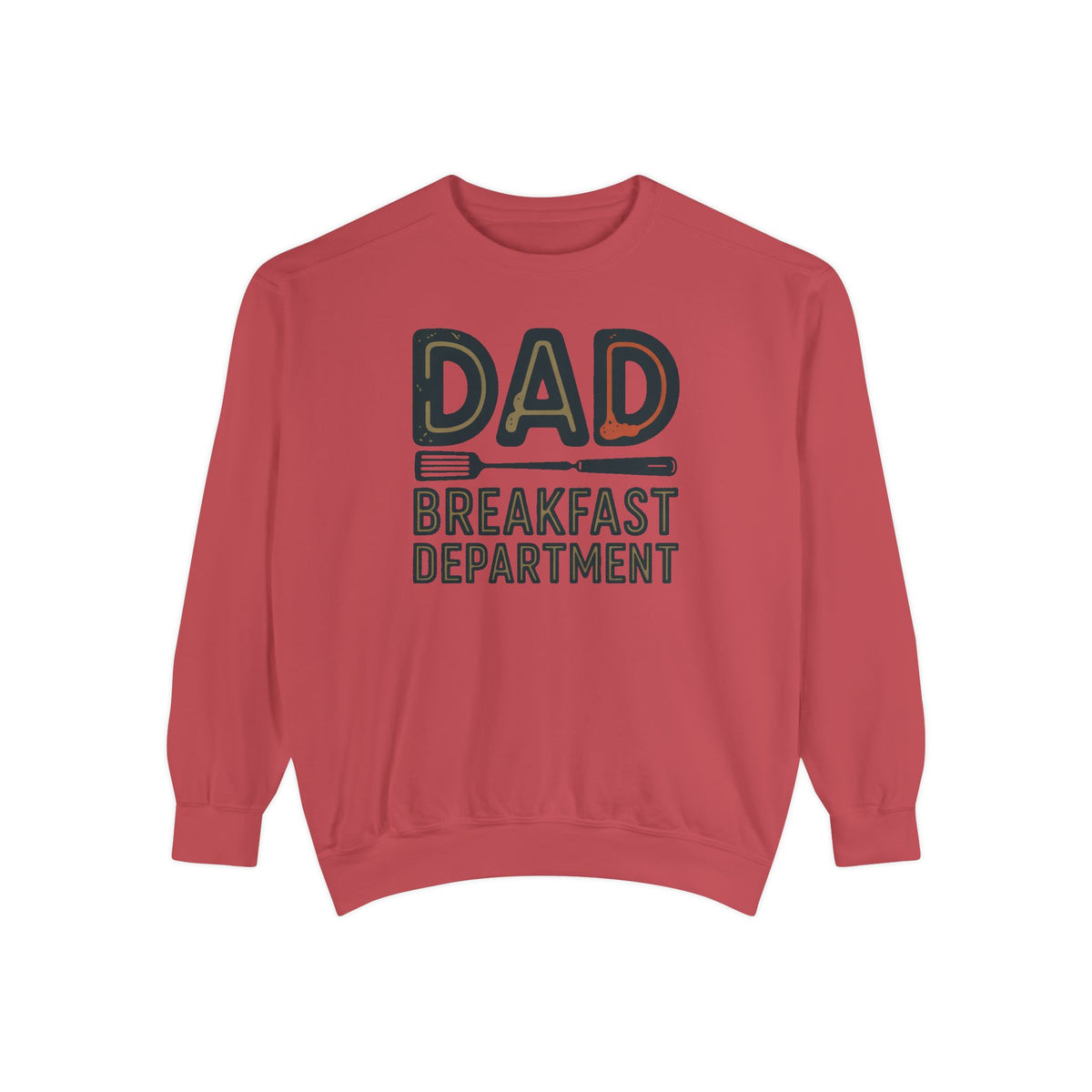 Dad Sweatshirt, Breakfast Department, Father's Day Gift For Dad Who Cooks, Funny Cooking Dad Crewneck, Retro Grilling Dad Gift