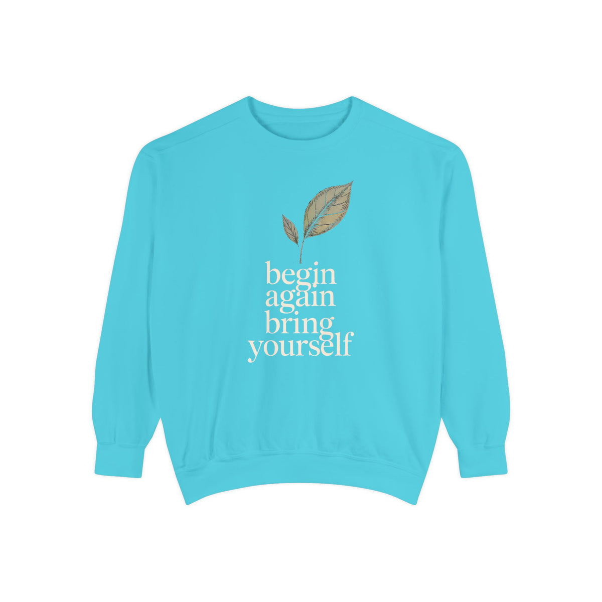 New Job Sweatshirt, Begin Again Crewneck, New Chapter Gift, Faith Based Gift, Positive Message Sweatshirt, Inspirational New Job Gift