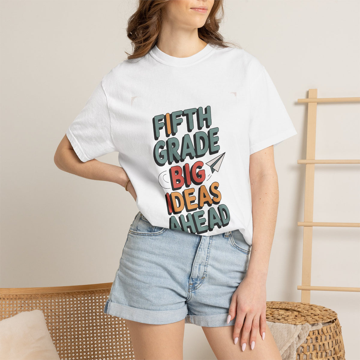 Fifth Grade Shirt, Back to School Tee For Kids, 5th Grade Big Ideas Ahead Shirt, First Day Of School Gift, Fifth Grader Shirt