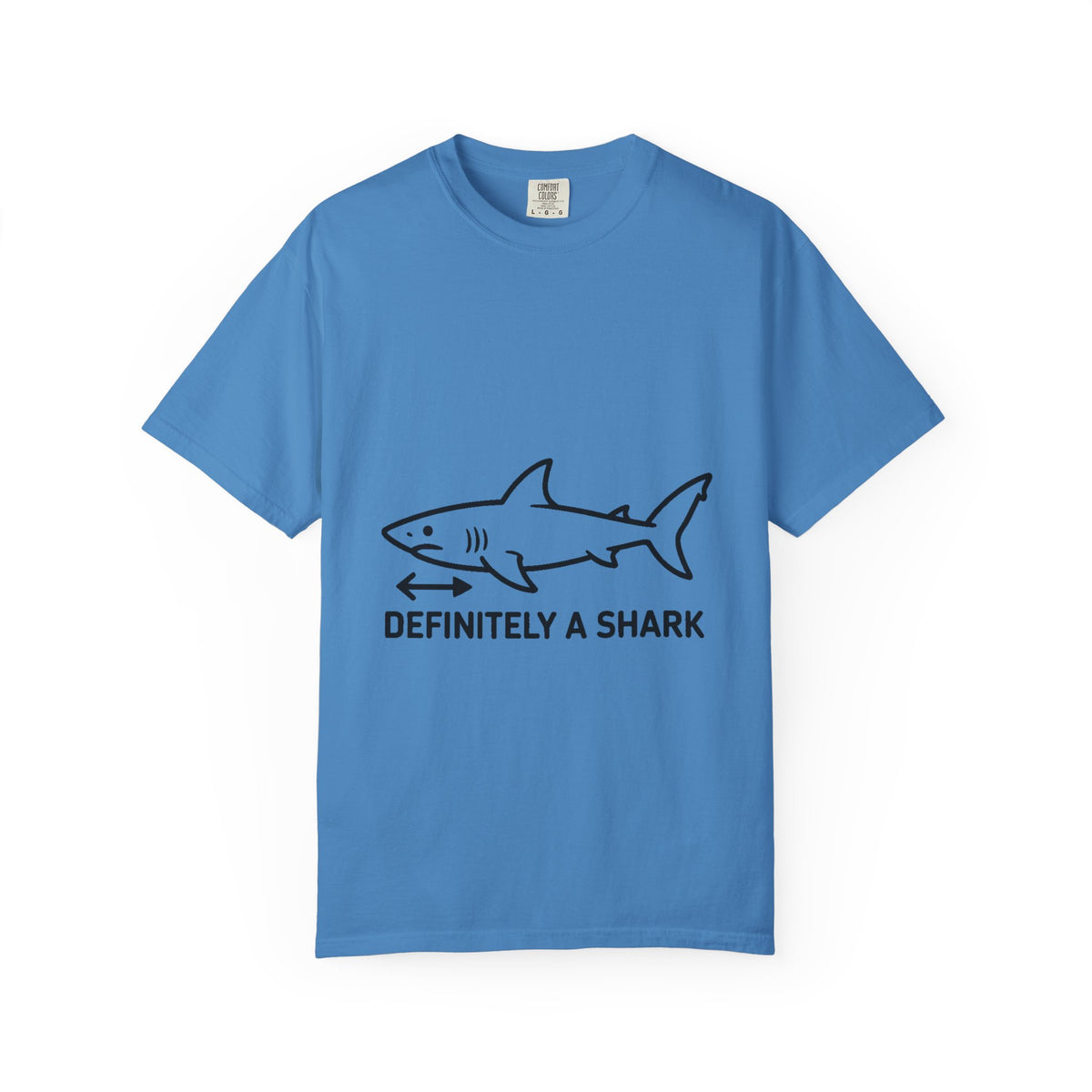 Definitely A Shark Diagram Shirt, Funny Deadpan Meme Tee, Sarcastic Textbook Diagram T-Shirt, Shark Lover Gift