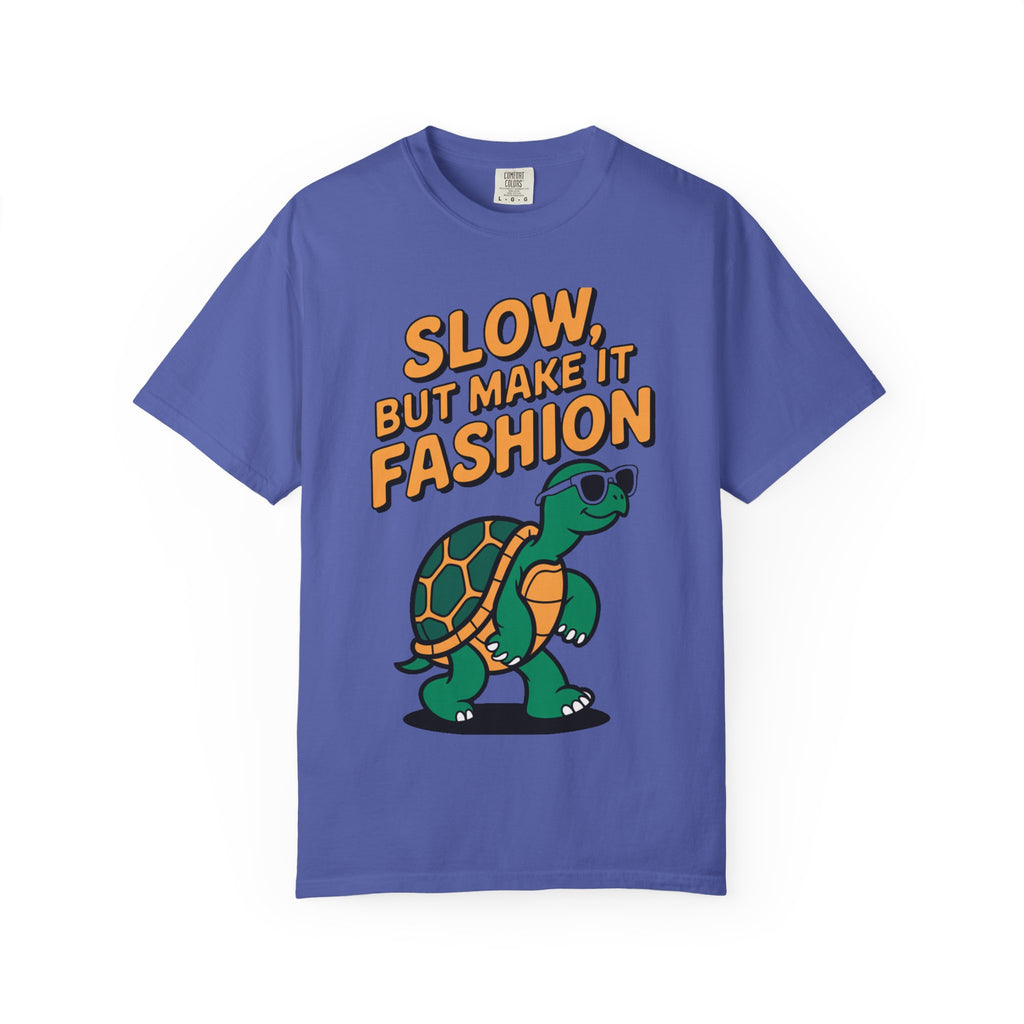 Slow But Fashion Turtle Shirt, Funny Turtle Sunglasses T-Shirt, Cute Turtle Lover Gift, Sarcastic Animal Tee