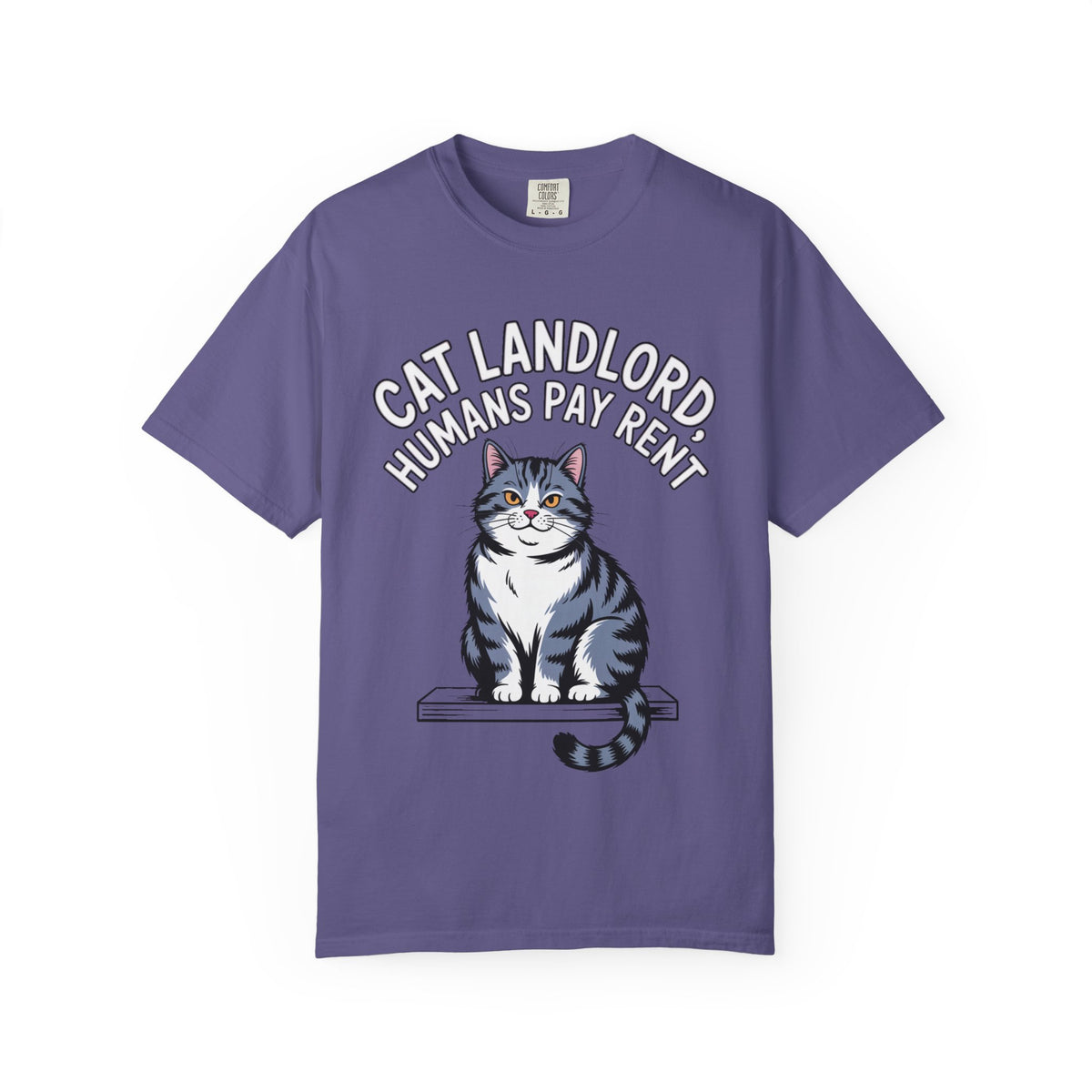 Cat Landlord Shirt, Funny Cat T-Shirt, Humans Pay Rent Tee, Cute Fat Cat Lover Gift, Sarcastic Cat Owner Shirt, Crazy Cat Person Gift