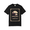 Camping Shirt, Fourth Of July Shirt, Open Skies Summer Miles Tee, 4th Of July Camping Gift, Retro Outdoor Tee, Camping Trip Shirt