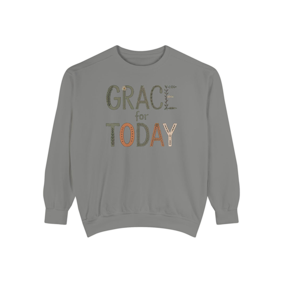 Christian Gift For Women, Grace For Today Sweatshirt, Faith Based Crewneck, Religious Sweatshirt Gift, Christian Woman Gift, Inspirational…