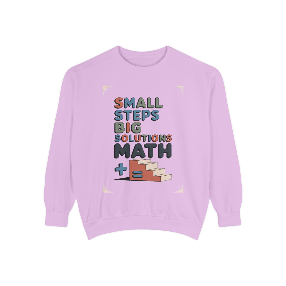 Math Teacher Sweatshirt, Small Steps Big Solutions Crewneck, Math Teacher Retirement Gift, Funny Math Teacher Sweater, Teacher Appreciation…