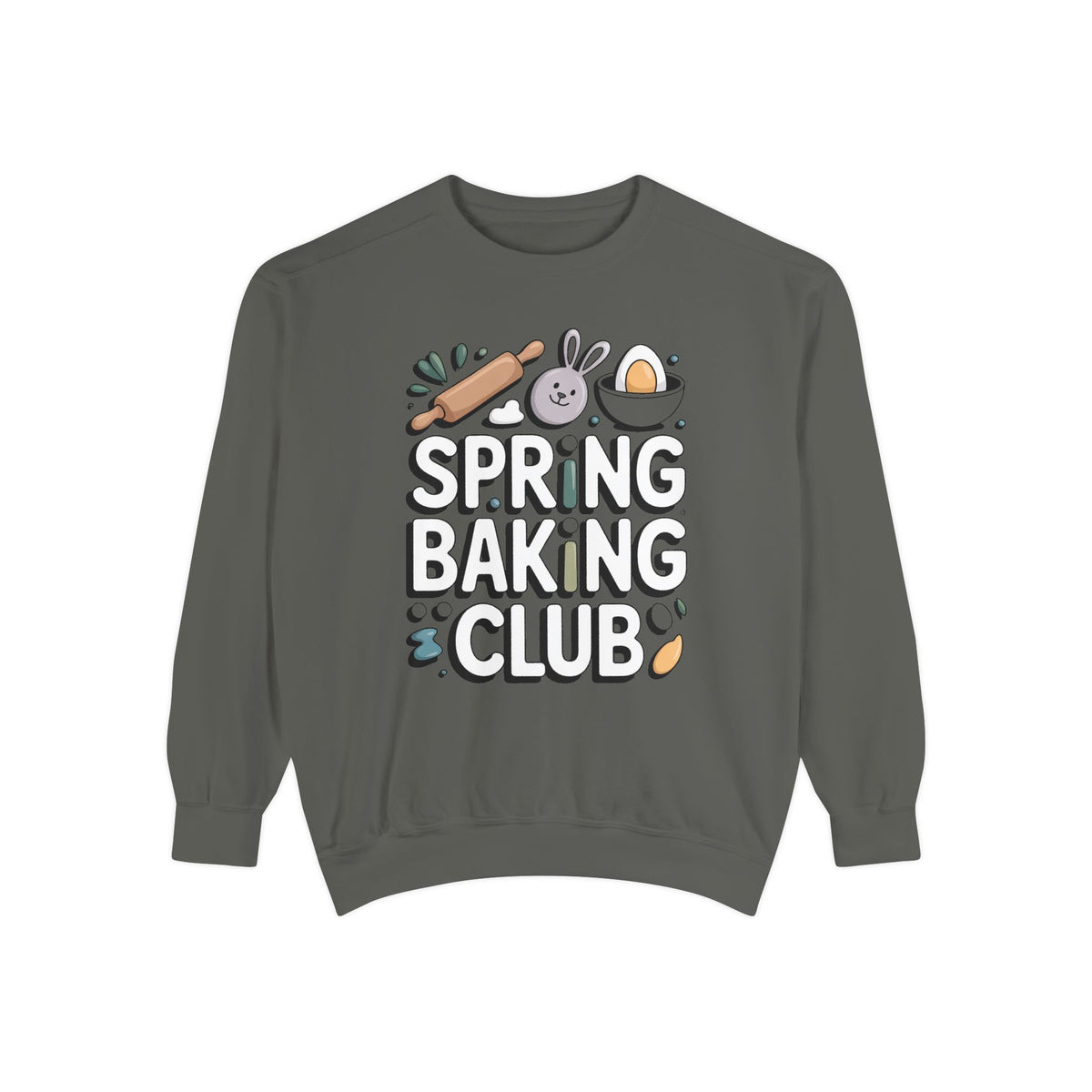 Home Baker Sweatshirt, Easter Gift for Baker, Spring Baking Club Crewneck, Easter Baking Lover Sweatshirt, Cute Easter Gift for Her