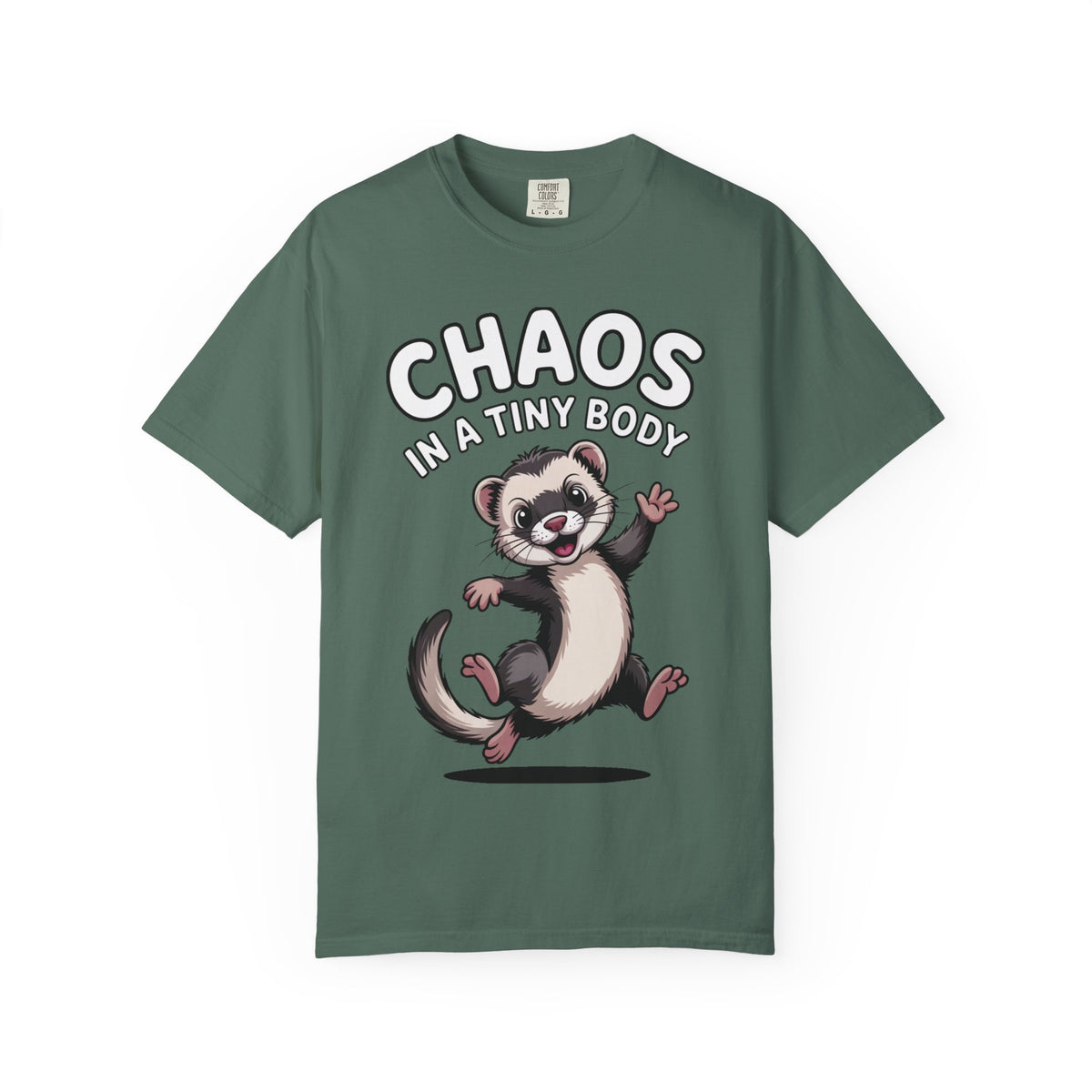 Funny Ferret Shirt, Chaos In A Tiny Body T-Shirt, Cute Ferret Lover Gift, Funny Pet Owner Tee, Ferret Mom Dad Shirt
