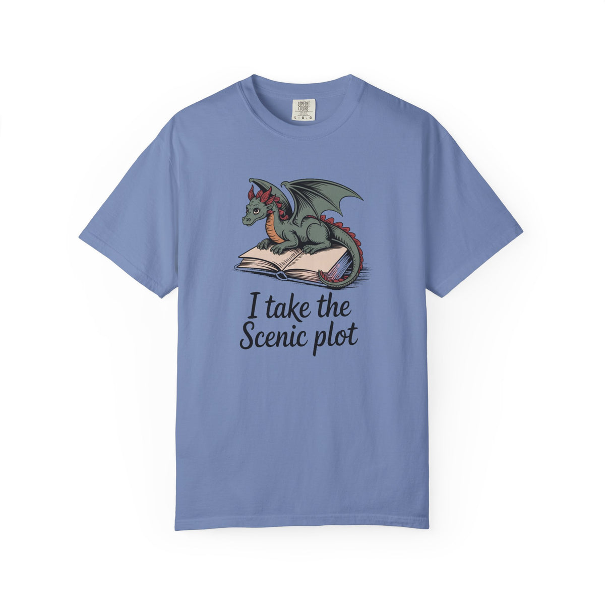 Fantasy Reader Shirt, I Take The Scenic Plot, Dragon Book Lover Gift, Bookworm T-Shirt, Fantasy Book Lover Tee, Reading Hobby Shirt