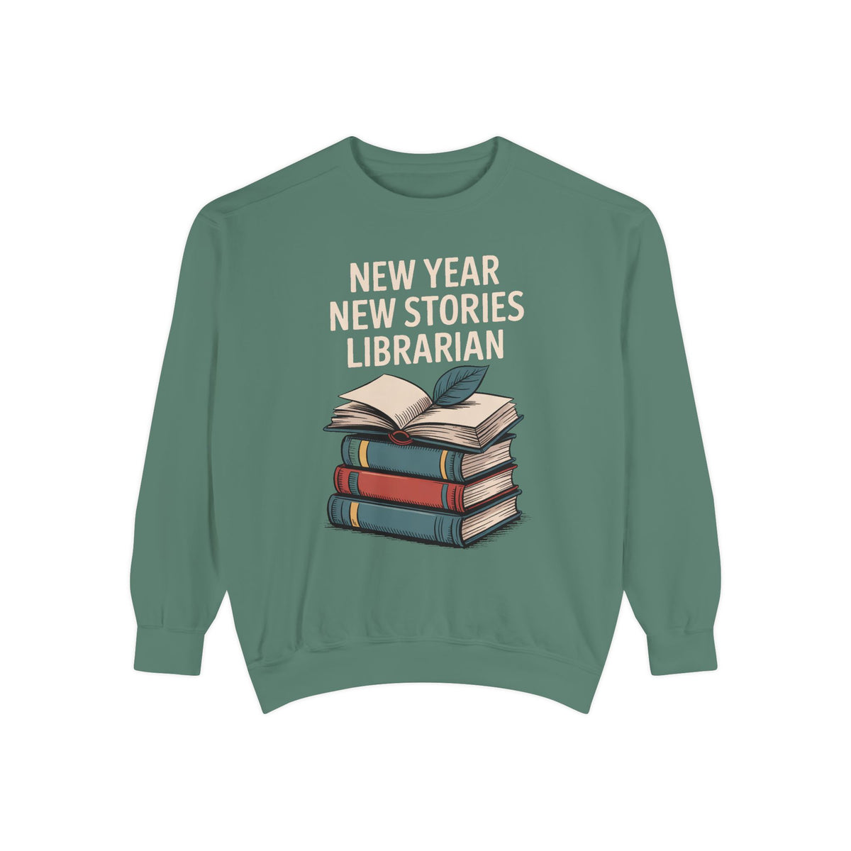 Librarian Sweatshirt, Back to School Gift For Librarian, New Year New Stories Tee, Library Lover Crewneck, Librarian Appreciation Gift