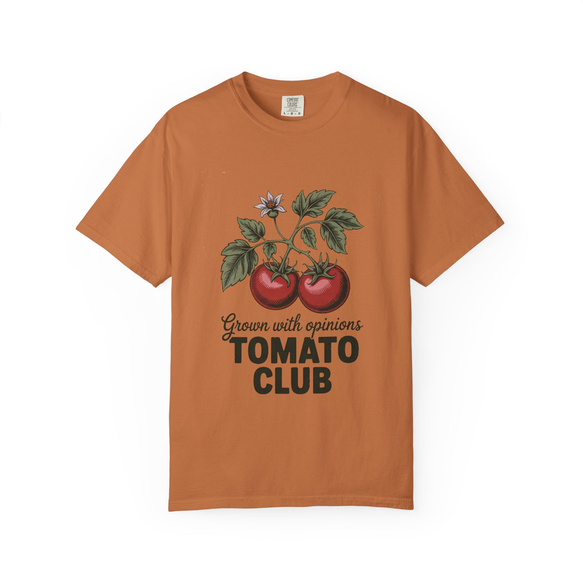 Gardener T-Shirt, Grown With Opinions Tomato Club, Funny Gardening Gift, Tomato Lover Tee, Vegetable Garden Shirt, Hobby Gift For Gardener