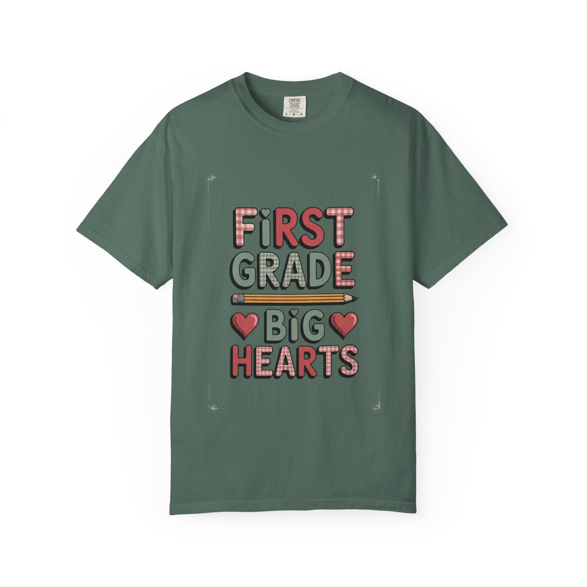 First Grade Teacher Shirt, Valentine's Day Gift For Teacher, Big Hearts Valentine Tee, First Grade Teacher Valentine Gift, Cute Teacher Shi…