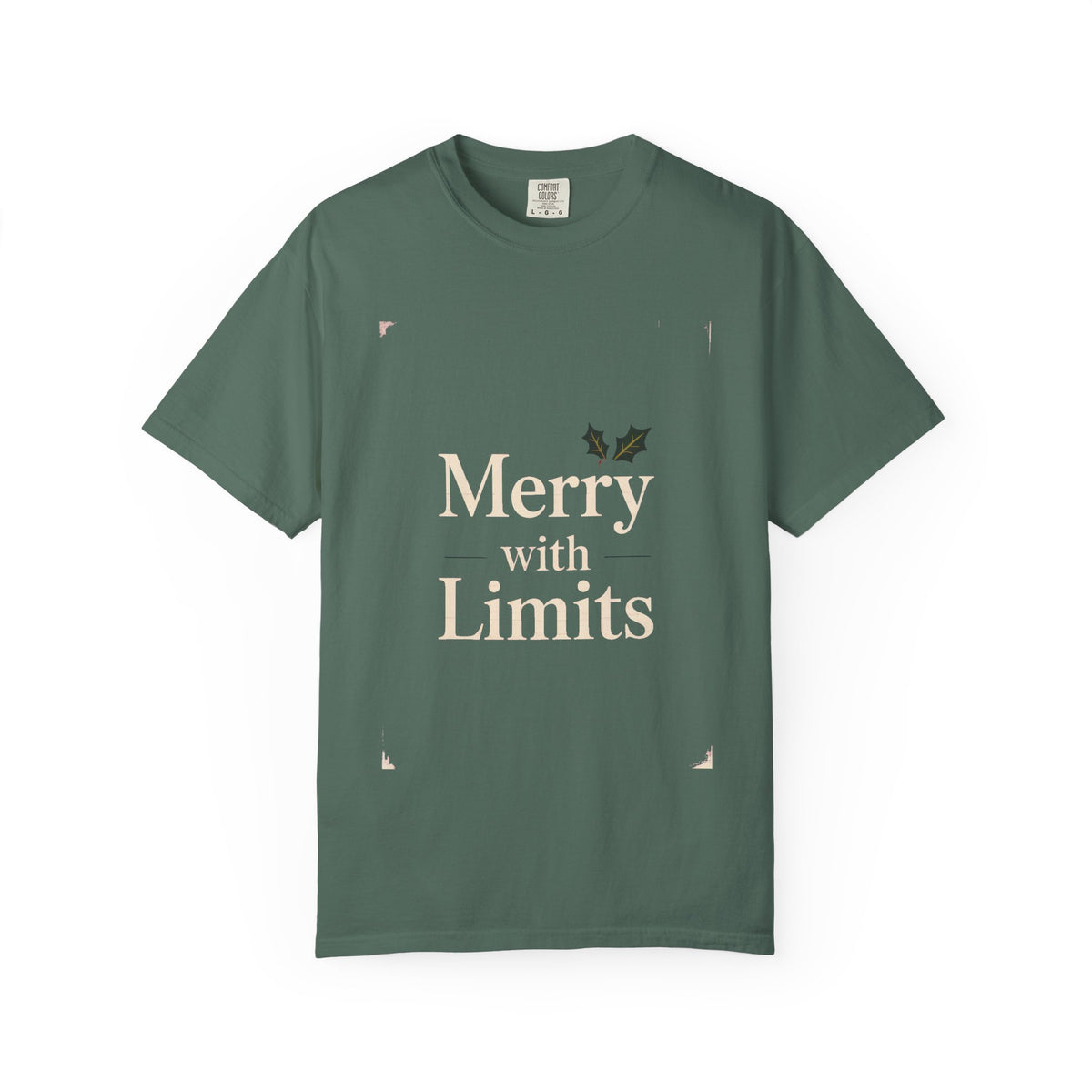 Merry With Limits Shirt, Funny Christmas Shirt For Busy Adults, Sarcastic Holiday Tee, Christmas Gift For Tired Adults, Funny Holiday Shirt…
