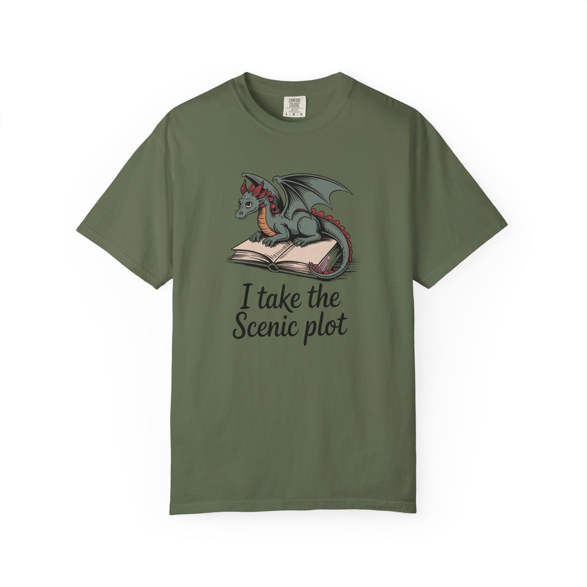 Fantasy Reader Shirt, I Take The Scenic Plot, Dragon Book Lover Gift, Bookworm T-Shirt, Fantasy Book Lover Tee, Reading Hobby Shirt