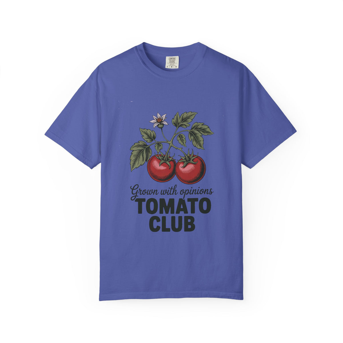 Gardener T-Shirt, Grown With Opinions Tomato Club, Funny Gardening Gift, Tomato Lover Tee, Vegetable Garden Shirt, Hobby Gift For Gardener