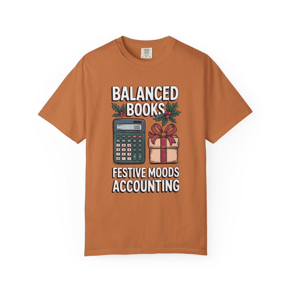 Accountant Christmas Shirt, Balanced Books Festive Moods Tee, Funny Gift For Accounting Team, Christmas Gift For Accountant, Bookkeeper Hol…