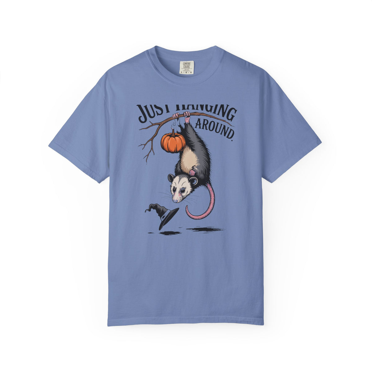 Just Hanging Around Opossum Shirt, Vintage Halloween Possum T-Shirt, Funny Halloween Gift, Retro Naturalist Tee