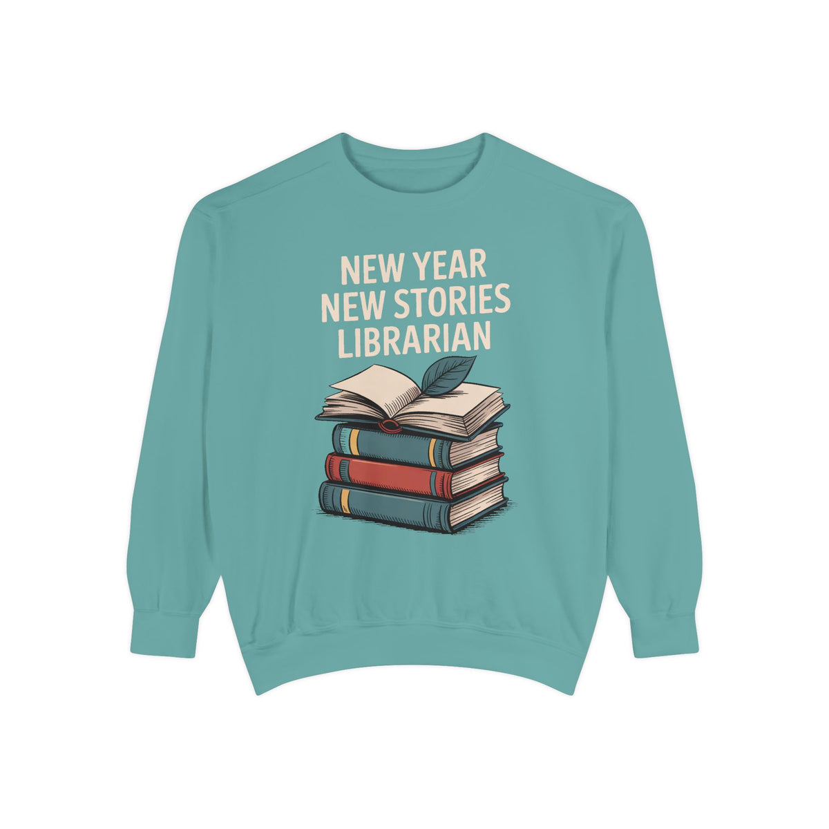 Librarian Sweatshirt, Back to School Gift For Librarian, New Year New Stories Tee, Library Lover Crewneck, Librarian Appreciation Gift