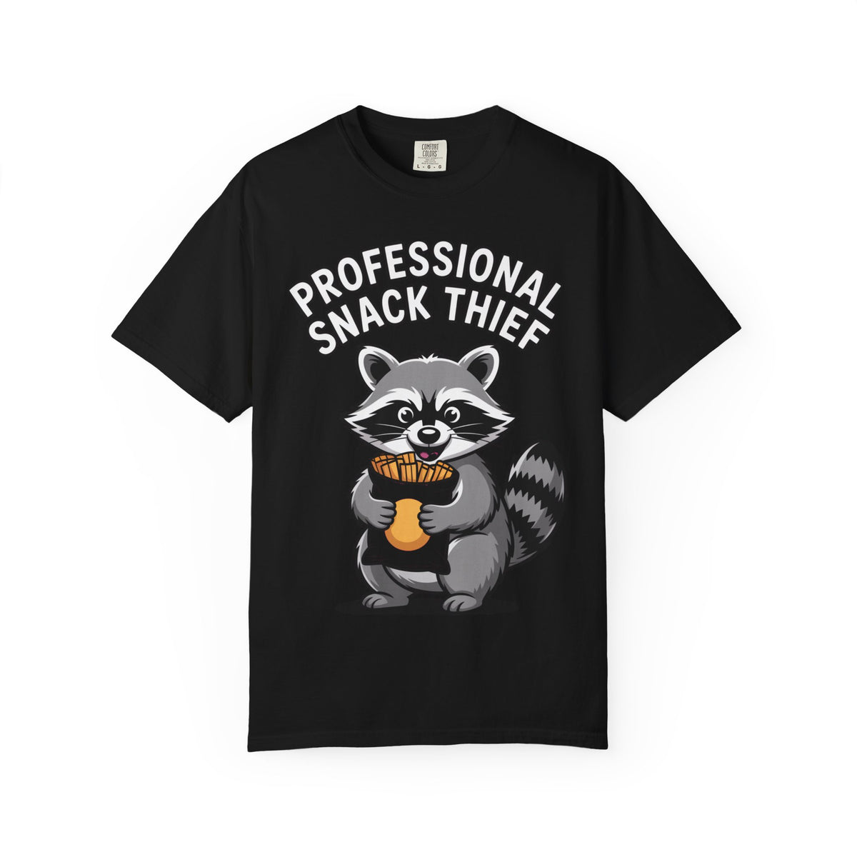Professional Snack Thief Raccoon Shirt, Funny Raccoon T-Shirt, Cute Chip Bandit Tee, Snack Lover Gift