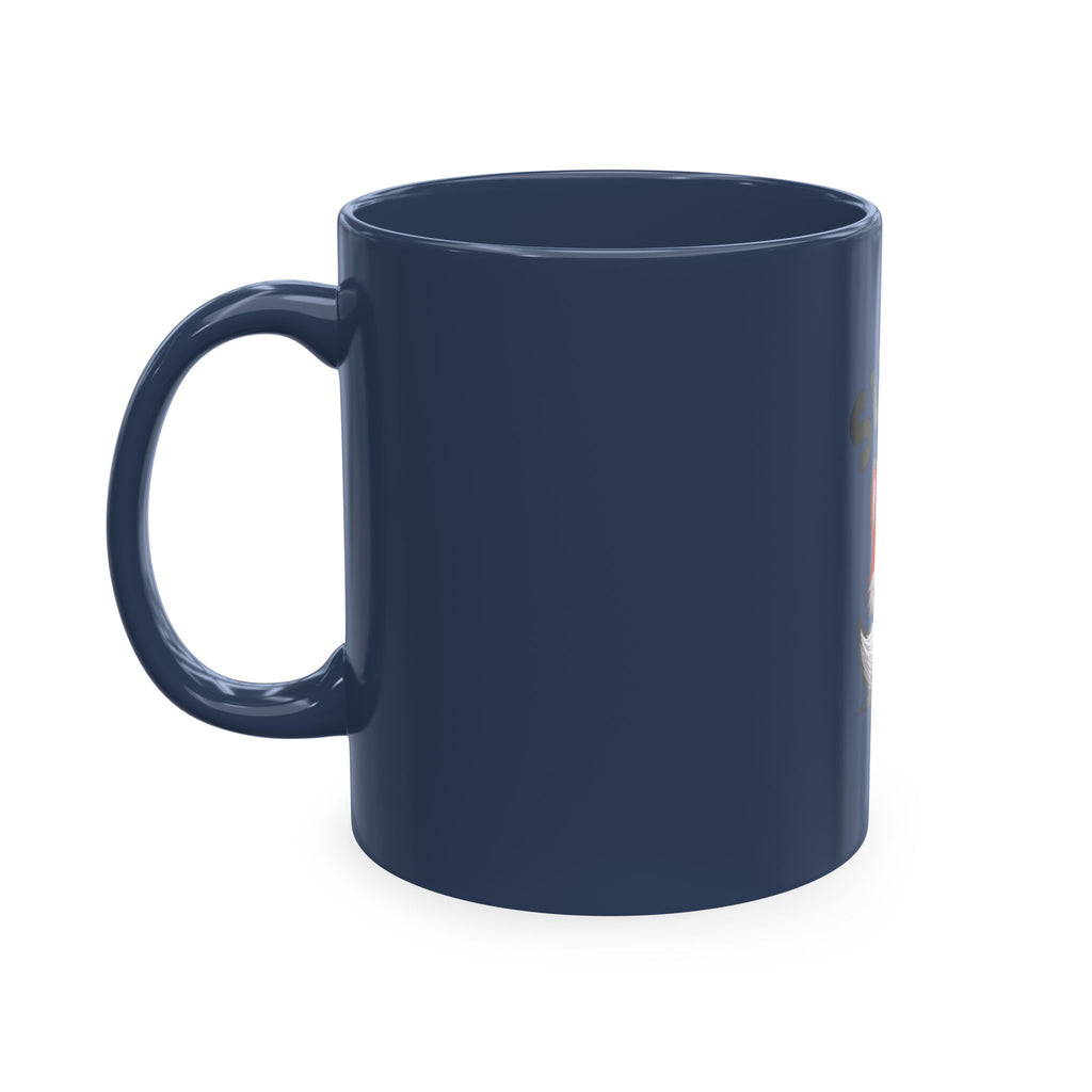 Sly But Shy Fox Mug, Cute Cartoon Fox Coffee Mug, Funny Fox Lover Gift, Shy Fox Peeking Behind Tail Ceramic Mug
