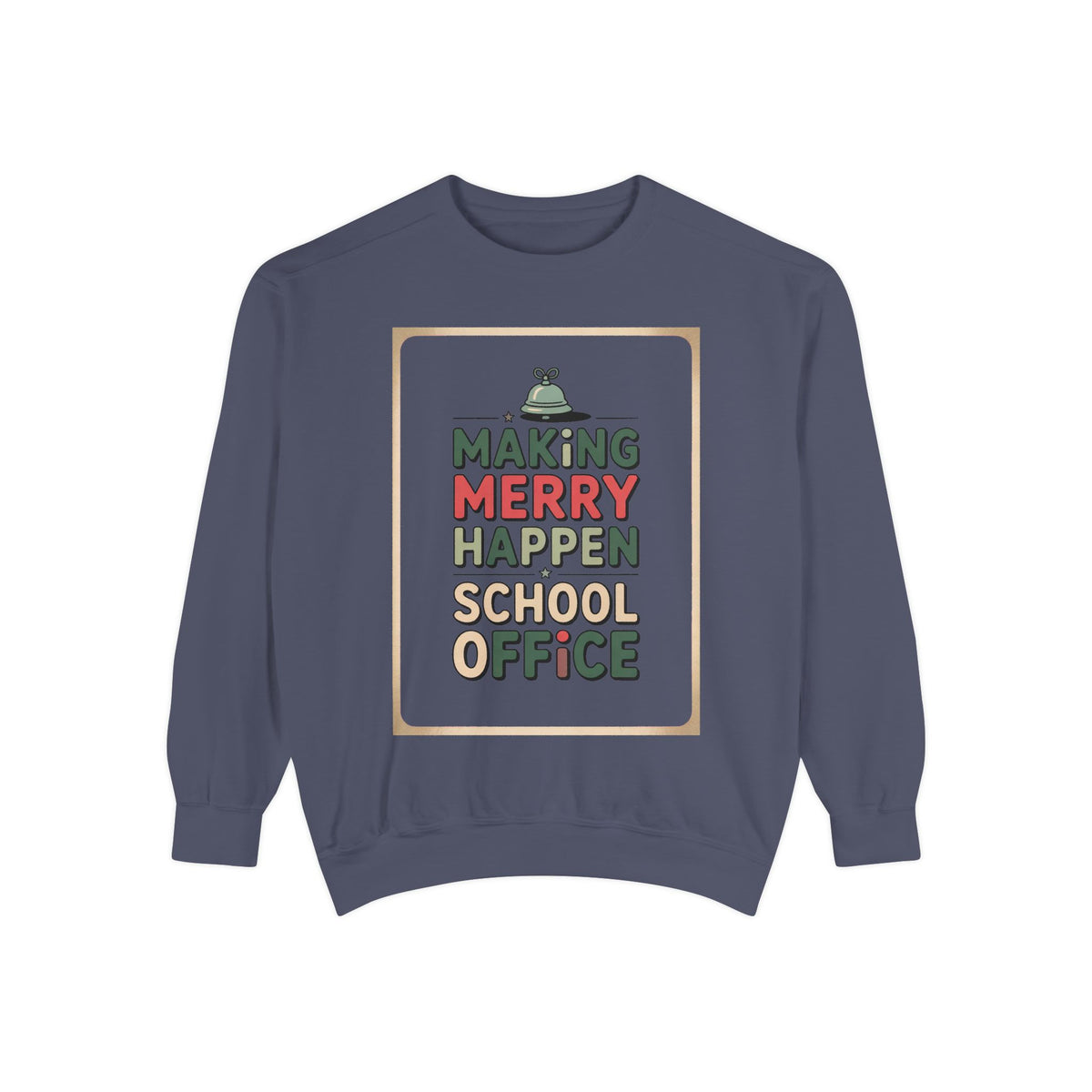 School Office Sweatshirt, Making Merry Happen Christmas Crew, School Office Staff Gift, Christmas Profession Crewneck, Office Team Holiday…