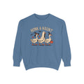 Honk & Haunt Geese Sweatshirt, Funny Halloween Goose Crewneck, Vintage Spooky Season Sweatshirt, Bird Lover Halloween Gift