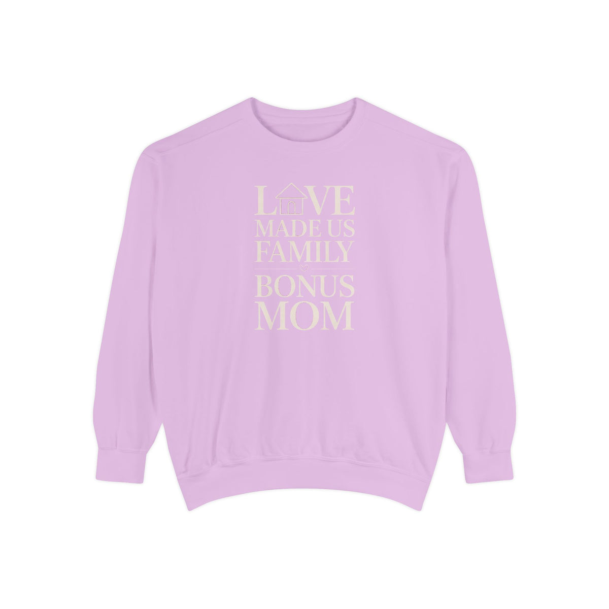 Bonus Mom Sweatshirt, Love Made Us Family Crewneck, Mother's Day Gift For Bonus Mom, Stepmom Gift, Blended Family Sweatshirt, Bonus Mom Gift