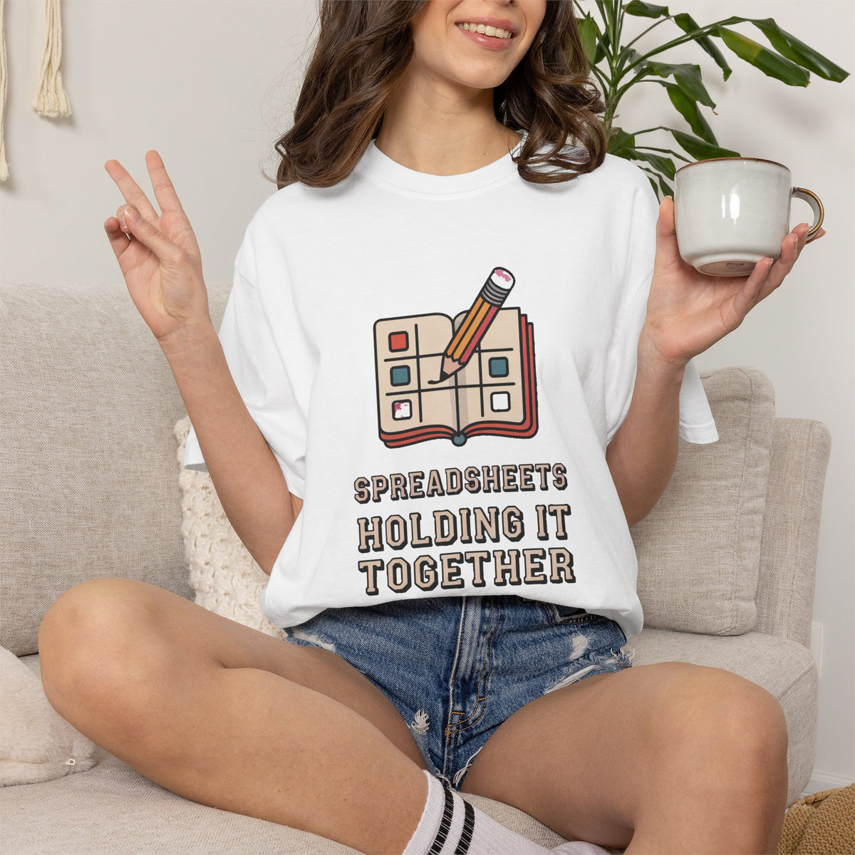 Analyst Shirt, Spreadsheets Holding It Together, Office Sarcasm Tee, Funny Data Analyst Gift, Excel Nerd Shirt, Coworker Gift