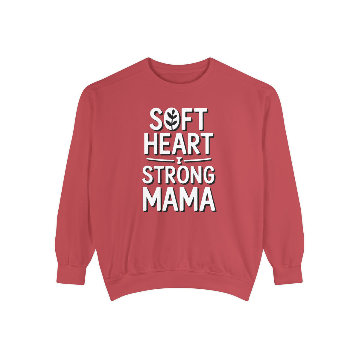 Mom Sweatshirt, Soft Heart Strong Mama Crewneck, Mothers Day Gift For Mom, Floral Patchwork Mom Shirt, Embroidered Mama Sweatshirt