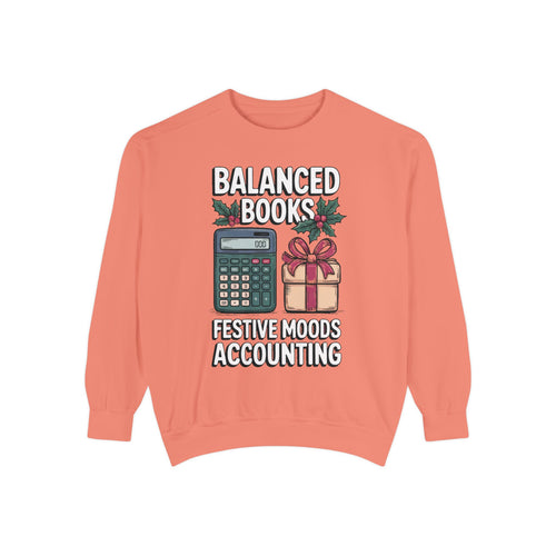 Accountant Christmas Sweatshirt, Balanced Books Festive Moods, Accounting Team Gift, Funny Accountant Crewneck, Christmas Gift For Accounta…